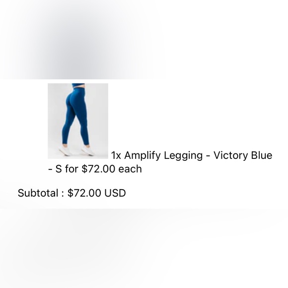 Victory blue alphalete amplify legging - Picture 6 of 6